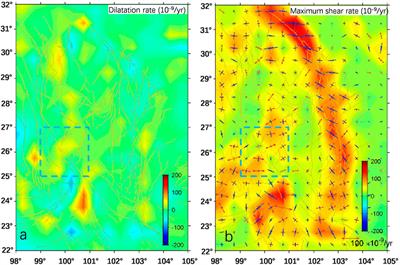 Crustal deformation and dynamics of the south-eastern tibetan plateau from stress fields and geodesy